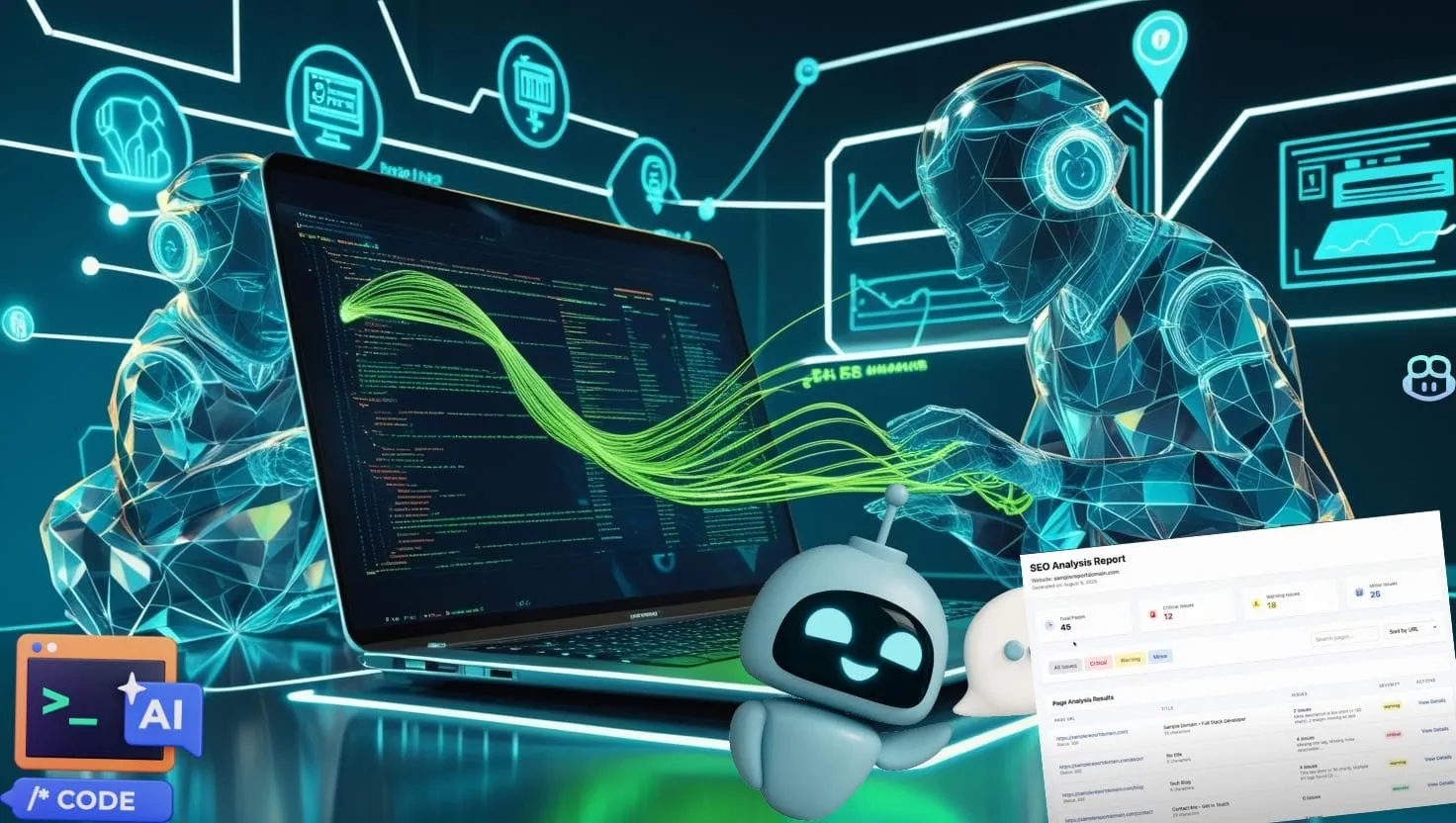 SEO Analysis Report and Tool built using AI Agents.